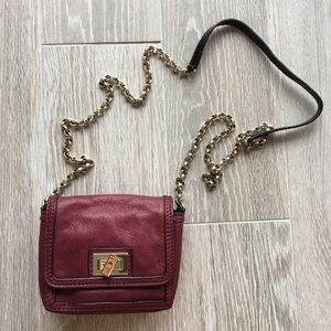 Maje Burgundy Shoulder Bag